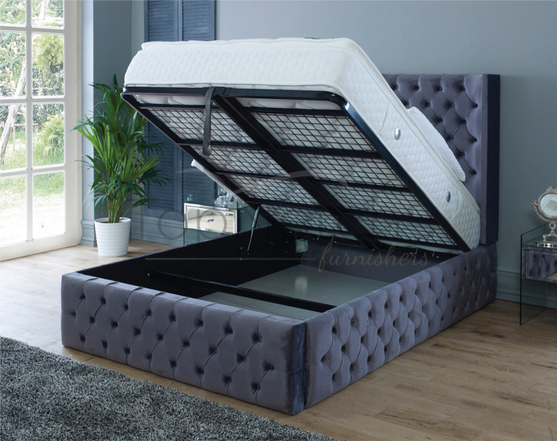 Elysia Bed with gaslift storage