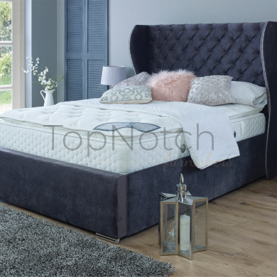 Oxford Wingback Bed Topnotchfurnishers.co.uk