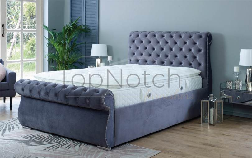 Sworn Sleigh Bed Double Size