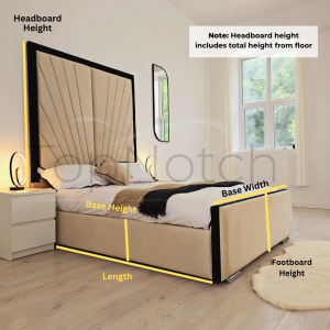 Victoria Pascal Bed Size Chart