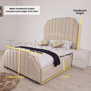 Juliana Panel Bed Size Chart