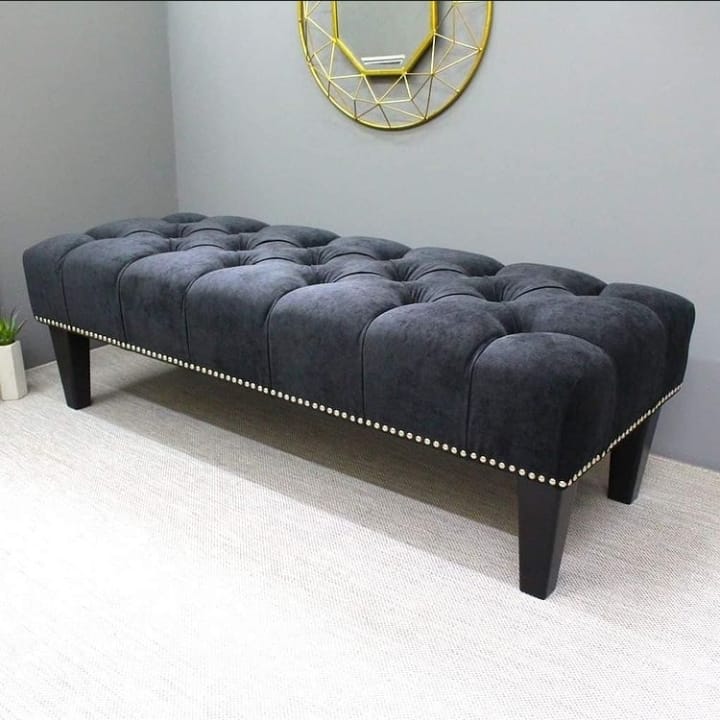 Footstool coffee table with high feet