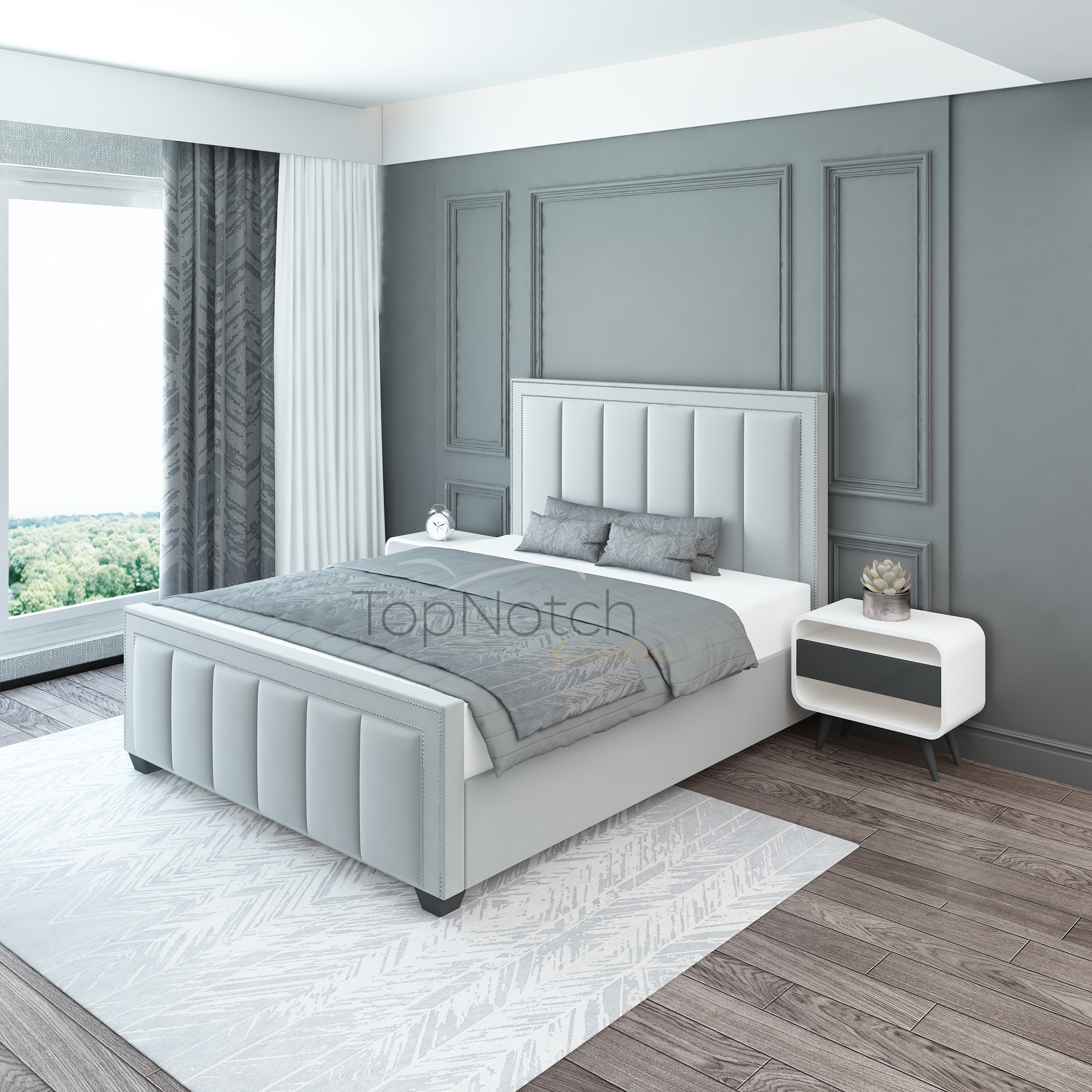 Midnight Panel Bed