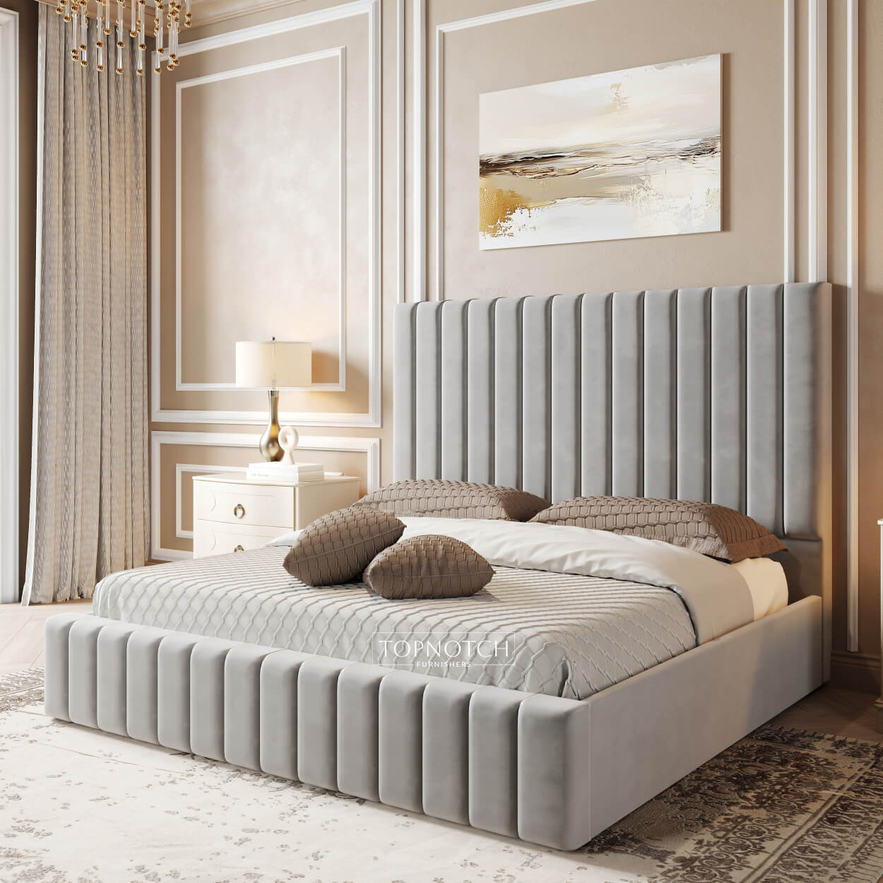 Astra Panel Ottoman Storage Bed