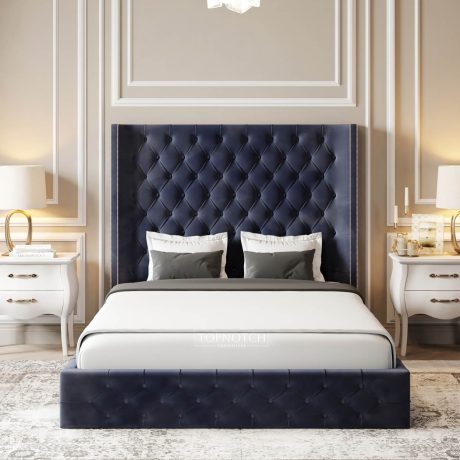 Elysia Wingback Bed - Image 2