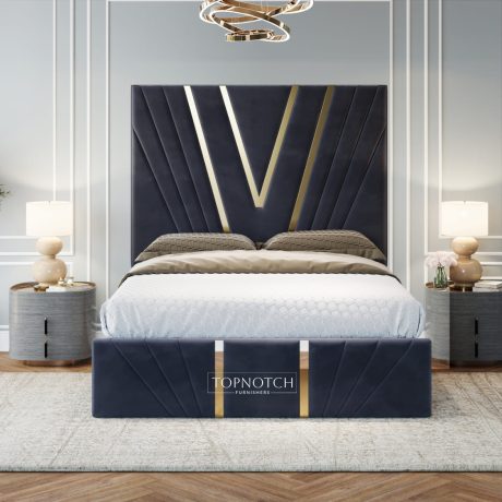 StellarNest Bed With Gold Trim - Image 2
