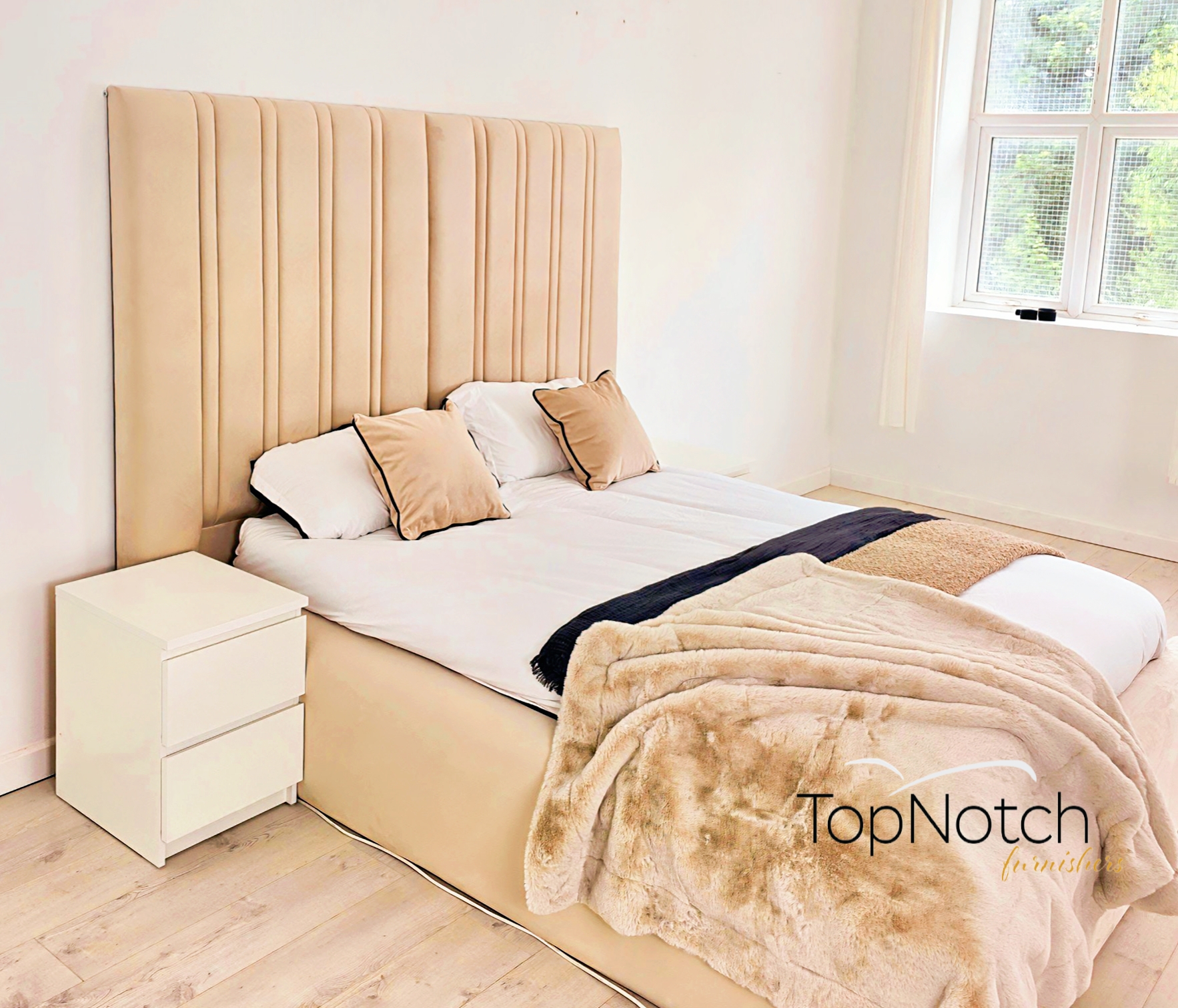 Natalia Luxury Panel Bed